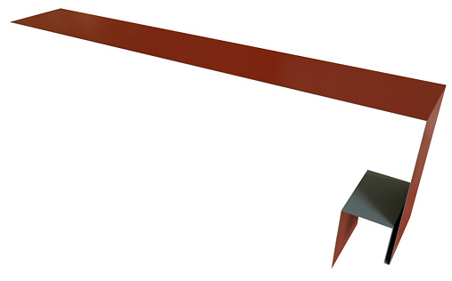 Планка околооконная сложная (Блок-хаус, Экобрус) 250x75x25 Grand Line с покрытием Satin Matt 0,5 мм RAL 8004