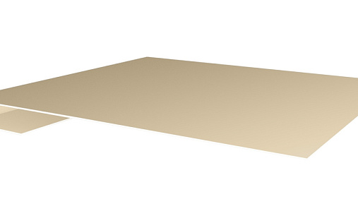 Планка завершающая Grand Line с покрытием Satin 0,5 мм RAL 1015