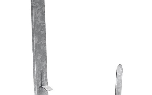 Крюк длинный Grand Line Optima 150 мм Оцинкованный