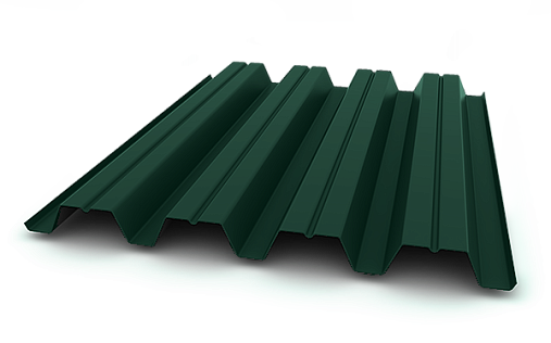 Профнастил Н57-750 0,7 мм Полиэстер RAL 6005