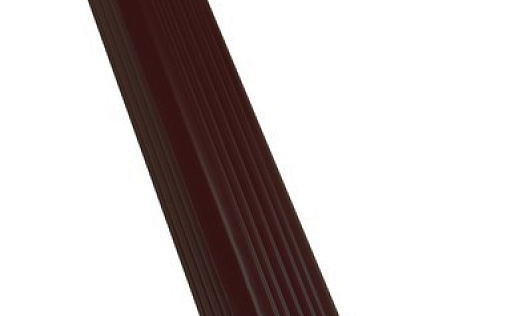 Водосточная труба с коленом Foramina Прямоугольная 76х102 мм 3 м RAL 8017