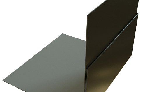 Планка приёмная оконная Grand Line с покрытием Satin Matt 0,5 мм RR 32