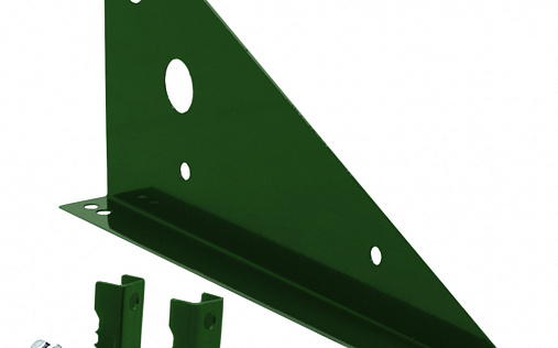 Кронштейн снегозадержателя для фальцевой кровли Optima RAL 6002