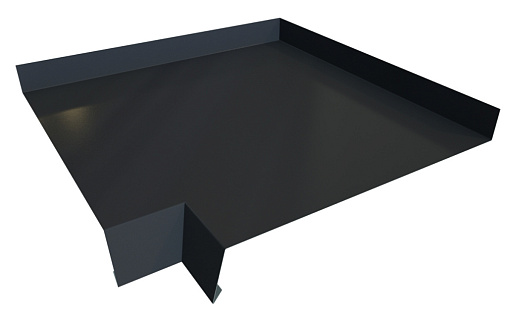 Угол отлива 250 внутренний Grand Line с покрытием Velur X 0,5 мм RAL 7024