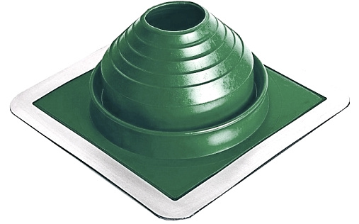 Проходка Комби Master Flash №4 диаметром 75-160 мм, 280х280 мм, зелёный, EPDM