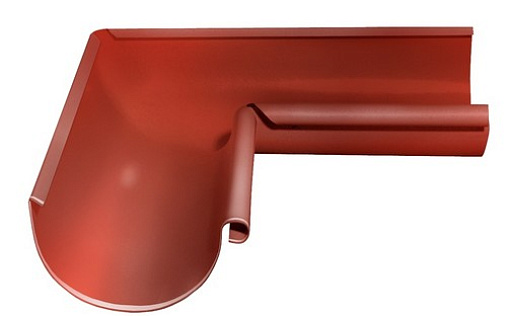 Угол желоба внутренний Grand Line 90° 125 мм RAL 8004