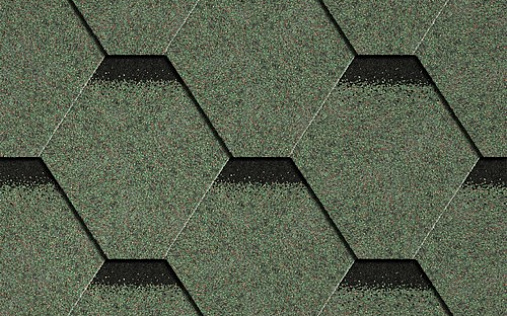 Гибкая черепица Icopal Plano Tema Зеленый лес