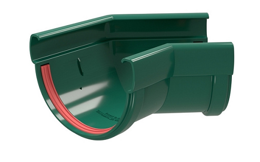 Угол желоба ПВХ 135 градусов Grand Line Дизайн 135/90 RAL 6005