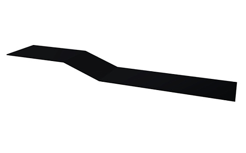 Крепежная планка фальц Grand Line с покрытием Полиэстер 0,45 мм RAL 9005