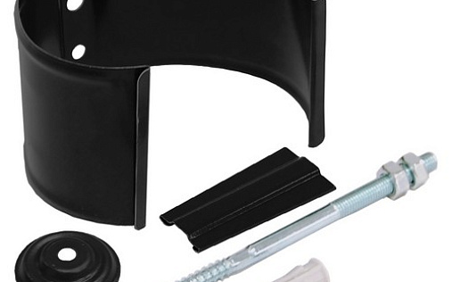 Кронштейн трубы на кирпич Grand Line 90 мм RAL 9005