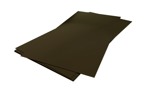 Плоский лист с плёнкой Grand Line RR 32 с покрытием GreenCoat Pural 0.5 мм