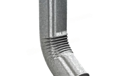 Сливное колено Металл Профиль Проект 150 мм Оцинкованное (Zn)