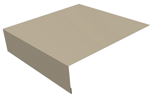 Планка околооконная простая 200x75 Grand Line с покрытием Полиэстер 0,45 мм RAL 1015