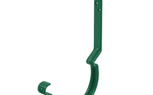 Длинный держатель желоба Aquasystem Премиум 150 мм, Pural, RAL 6005 (модернизированный)