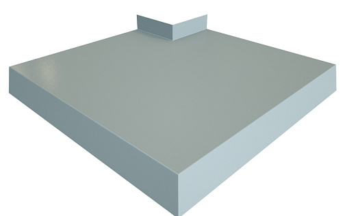 Угол отлива 250 внешний Grand Line с покрытием Полиэстер 0,45 мм RAL 9006