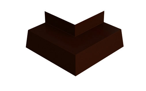 Угол отлива 50 внешний Grand Line с покрытием Velur X 0,5 мм RAL 8017