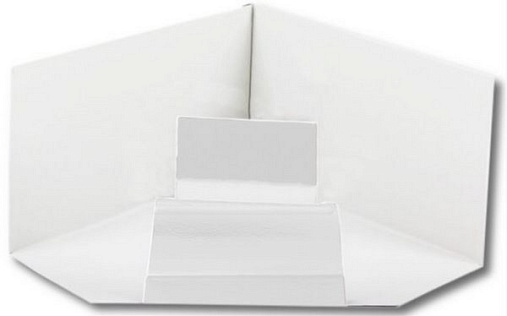 Внутренний угол Foramina Прямоугольная 90 градусов 120х86 мм RAL 9010