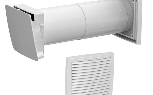 Приточный клапан с термостатом Vilpe Wive 100 Белый