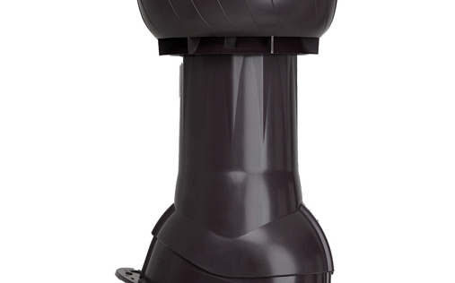 Комплект вентиляции Gervent Static ИЗ 125/160 мм для фальца и гибкой черепицы Тёмно-коричневый