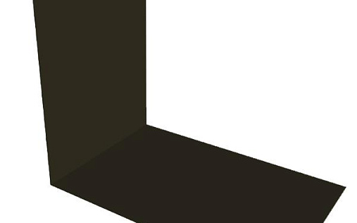 Усиливающая планка снегозадержания Grand Line с покрытием Satin Matt 0,5 мм RAL 9005