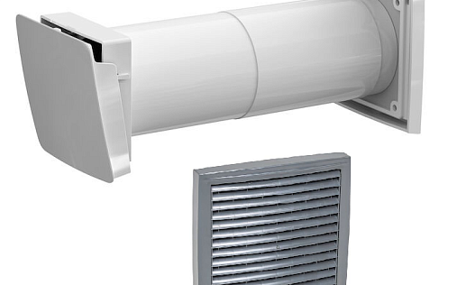 Приточный клапан с термостатом Vilpe Wive 100 Серый