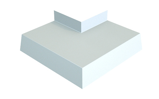 Угол отлива 100 внешний Grand Line с покрытием Полиэстер 0,45 мм RAL 9003