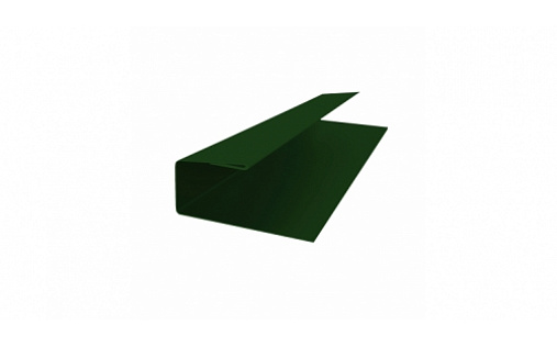 J-Профиль 12мм 0,5 Velur без плёнки RAL 6005