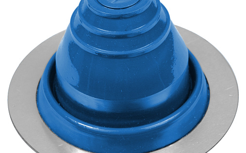 Проходка прямая Master Flash №1 диаметром 6-50 мм, 115х115 мм, синий, EPDM