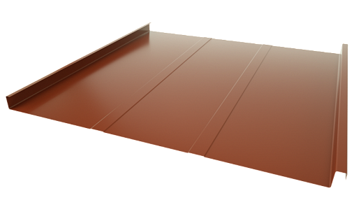 Двойной стоячий фальц Line Grand Line RR 29 с покрытием GreenCoat Pural Matt 0.5 мм