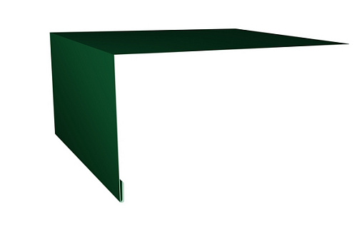 Планка околооконная простая 250x75 Grand Line с покрытием Полиэстер 0,45 мм RAL 6005