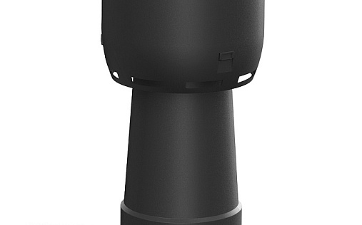 Дефлектор коньковый Vilpe Alipai Flow-14 110 мм, труба 320 мм Чёрный