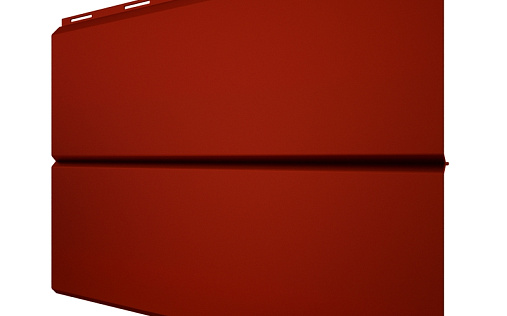 Металлический сайдинг Металл Профиль Lбрус XL Накатка RAL 3009 с покрытием Полиэстер 0.45 мм