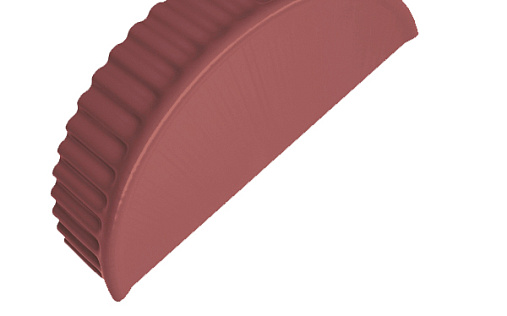 Торцевая заглушка Grand Line с покрытием Полиэстер 0,45 мм RAL 3011