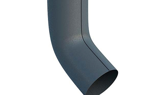 Колено трубы 100 мм Металл Профиль Foramina Freeze RAL 7024