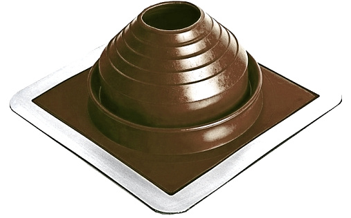 Проходка Комби Master Flash №4 диаметром 75-160 мм, 280х280 мм, коричневый, EPDM