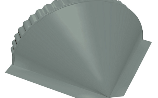 Малая конусная заглушка Grand Line с покрытием Полиэстер 0,45 мм RAL 7005