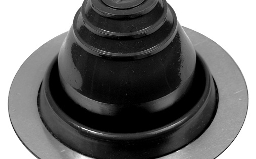 Проходка прямая Master Flash №1 диаметром 6-50 мм, 115х115 мм, чёрный, EPDM