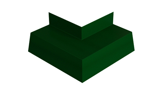 Угол отлива 50 внешний Grand Line с покрытием Полиэстер 0,45 мм RAL 6005