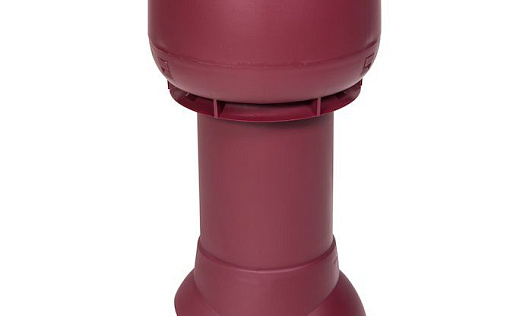 Вентиляционный выход Vilpe диаметром 125/ИЗ/500 мм Баклажан