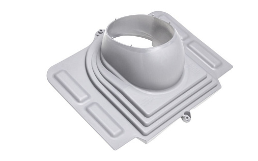 Проходной элемент Vilpe Pelti Светло-серый для металлочерепицы