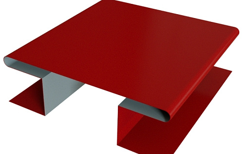 Планка H-образная стыковочная сложная Grand Line с покрытием Satin 0,5 мм RAL 3011