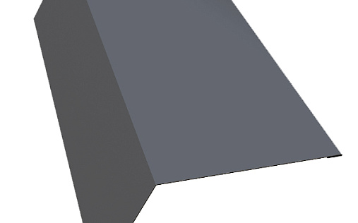 Широкая карнизная планка 100x85 Grand Line с покрытием Полиэстер 0,7 мм RAL 7024