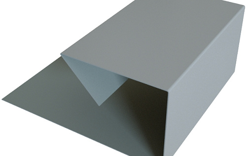 Планка П-образная завершающая сложная 20x30 Grand Line с покрытием Satin 0,5 мм RAL 7004