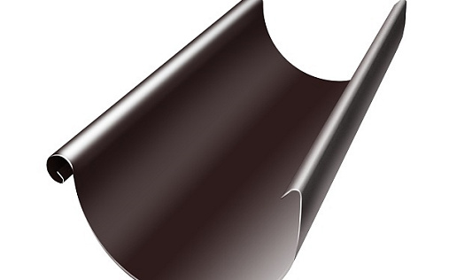 Желоб полукруглый Grand Line Optima 125 мм 2 м RAL 8017