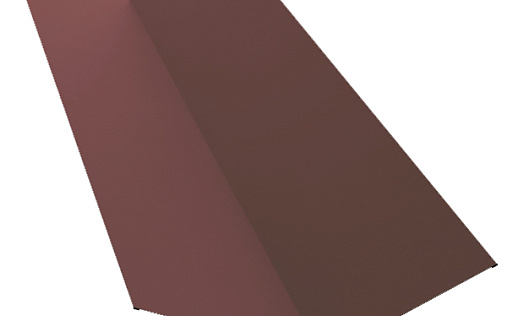 Планка верхней ендовы 115x30x115 Grand Line с покрытием Полиэстер 0,45 мм RAL 3011