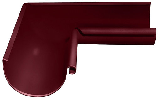 Угол желоба внутренний Grand Line Optima 90° 125 мм RAL 3005