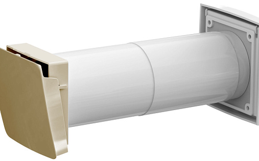 Приточный клапан с термостатом Vilpe Wive улучшенный Бежевый