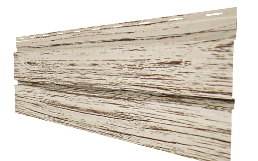 Металлический сайдинг Grand Line Квадро брус Silver Wood с покрытием Colority Print 0.45 мм