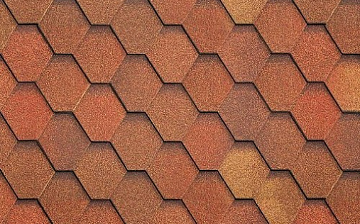 Гибкая черепица Shinglas Кадриль Яшма