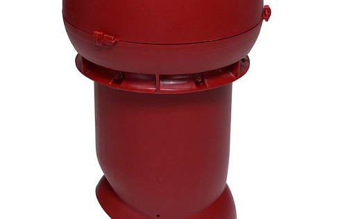 Вентиляционный выход Vilpe диаметром 160/ИЗ/500 мм Бордо